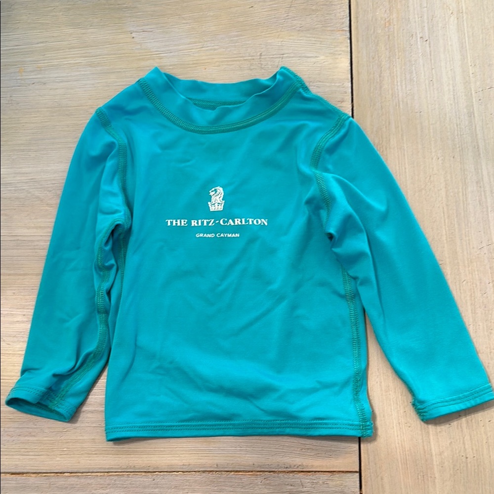 The Ritz-Carlton Teal Long Sleeve Swim Shirt